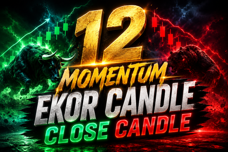 12 Momentum Ekor Candle Close Candle